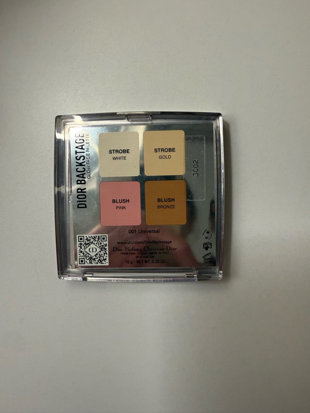 Dior Backstage Glow Maximizer Face Palette, Shade 001 Universal Glow - Picture 4 of 4